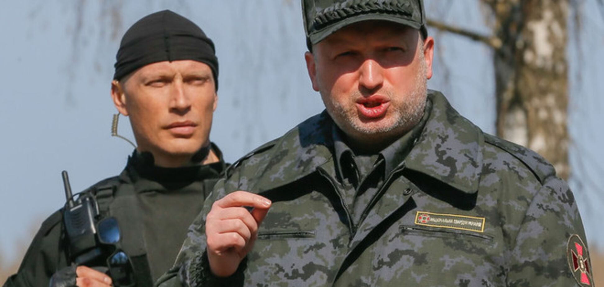 Турчинов посетил позиции АТО под Славянском