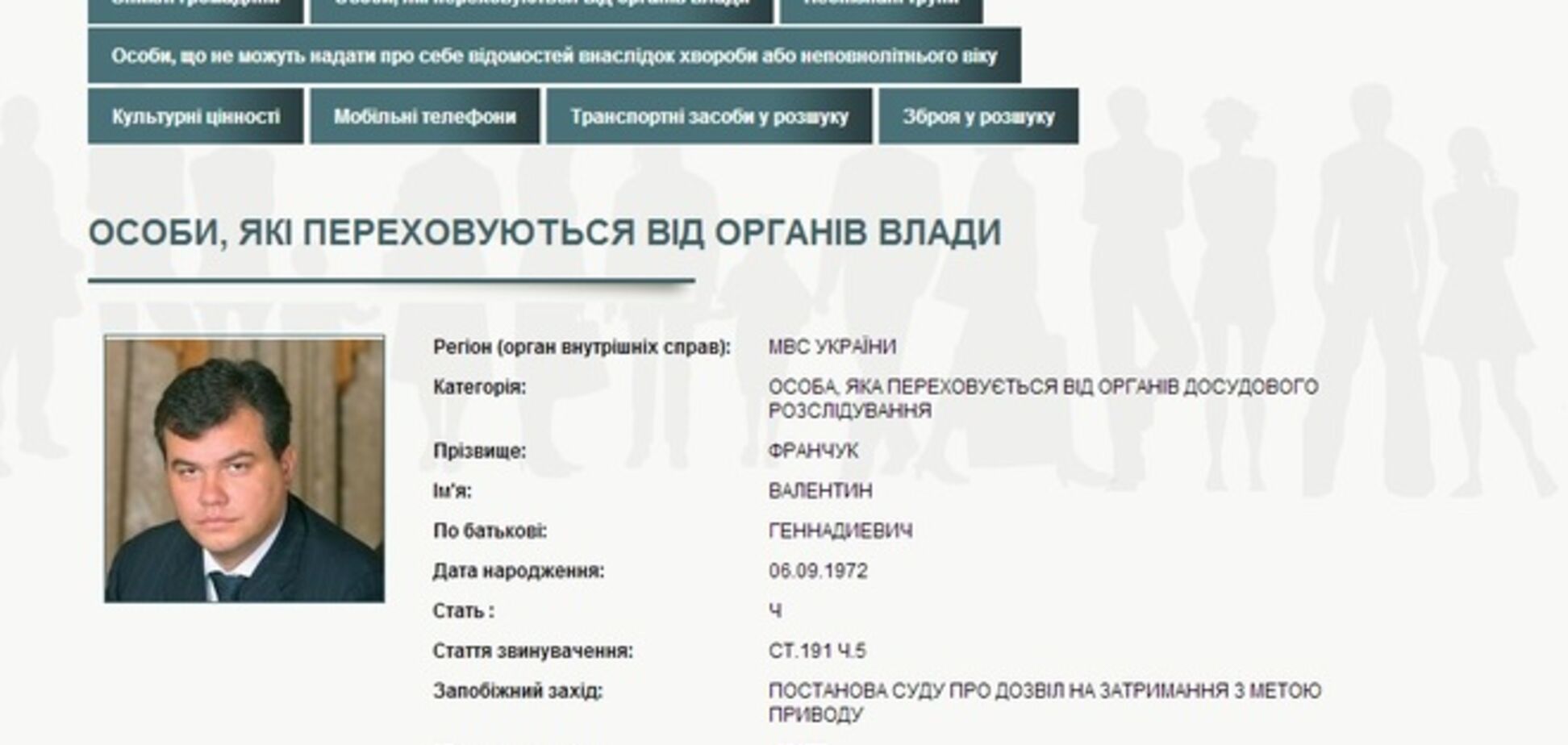 Экс-замглавы 'Нафтогаза' объявлен в розыск