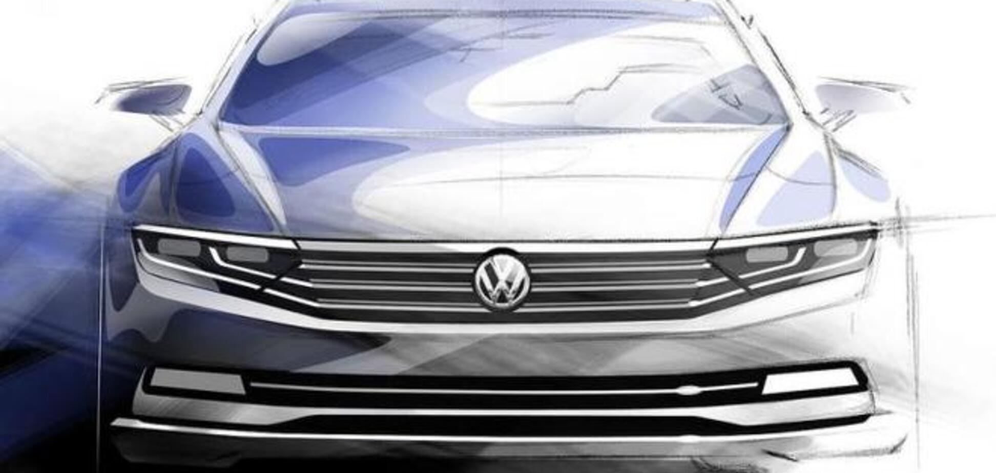 Фольксваген показал эскизы нового Passat
