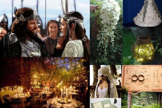 Роскошные идеи для свадьбы в стиле фильма 'Властелин колец'