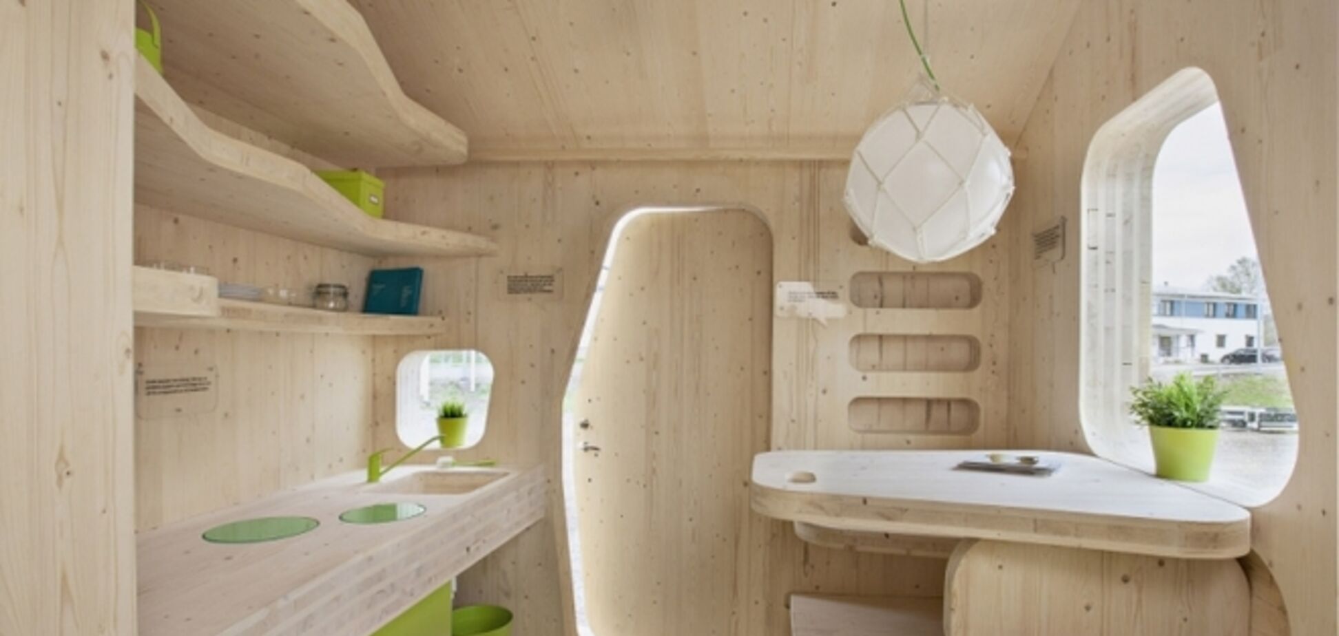 В Швеции построили домик для студентов: дешево и практично, но красиво