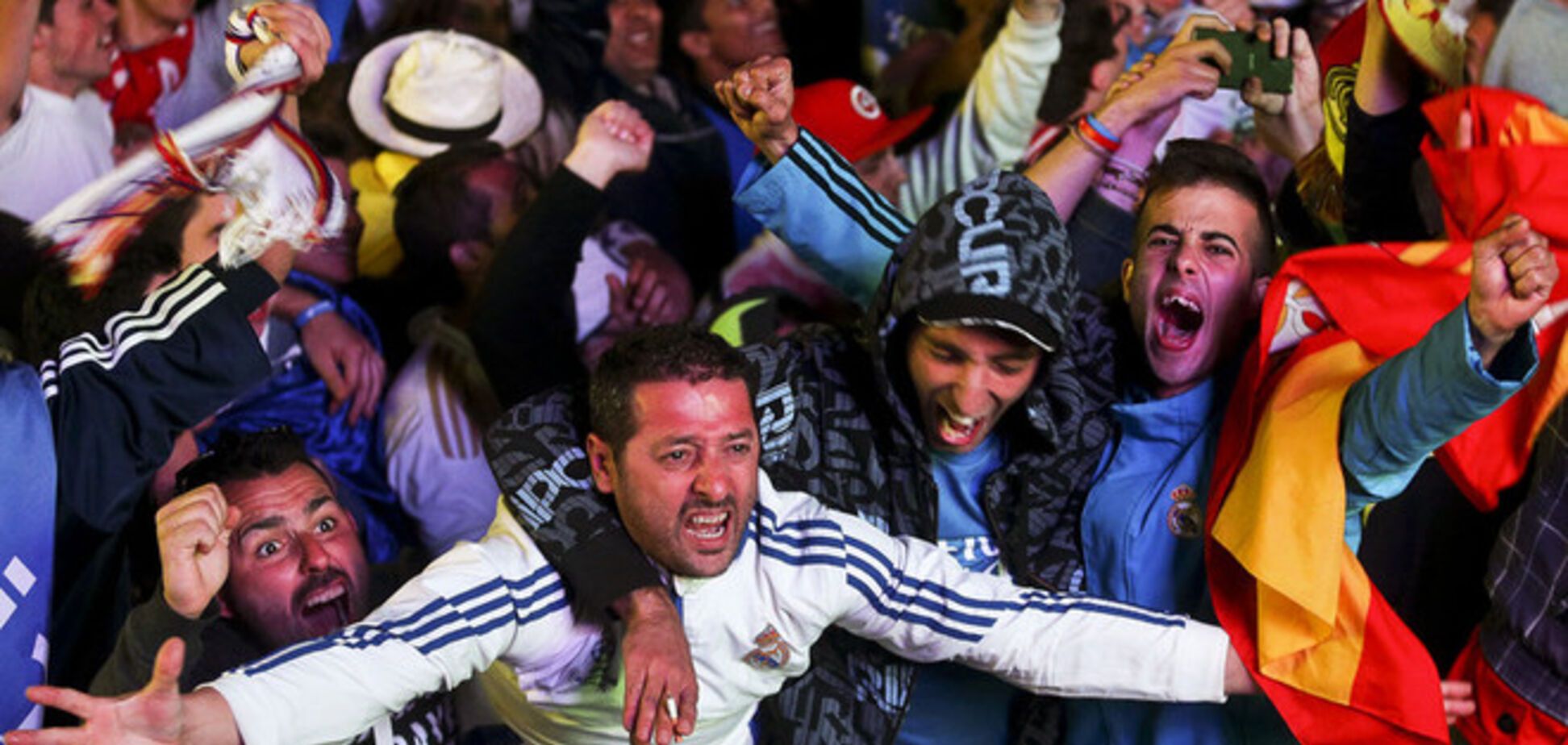 Как в Мадриде праздновали победу 'Реала' в Лиге чемпионов