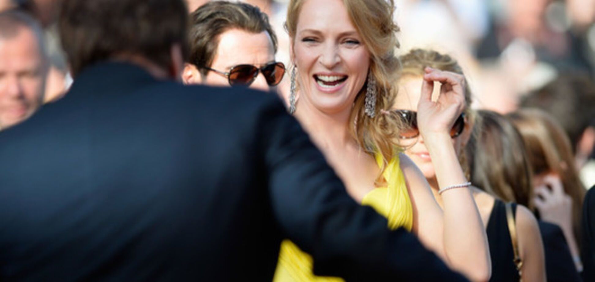 Команда 'Криминального чтива' на красной дорожке Канн