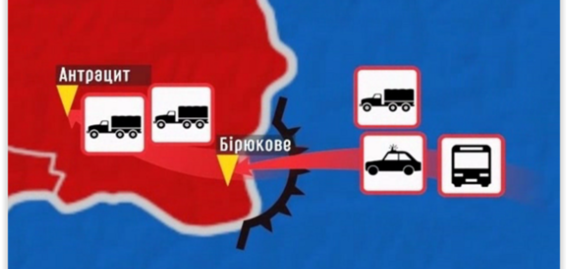 Щоб прорватися через кордон на Луганщині, терористи викидали загиблих на дорогу