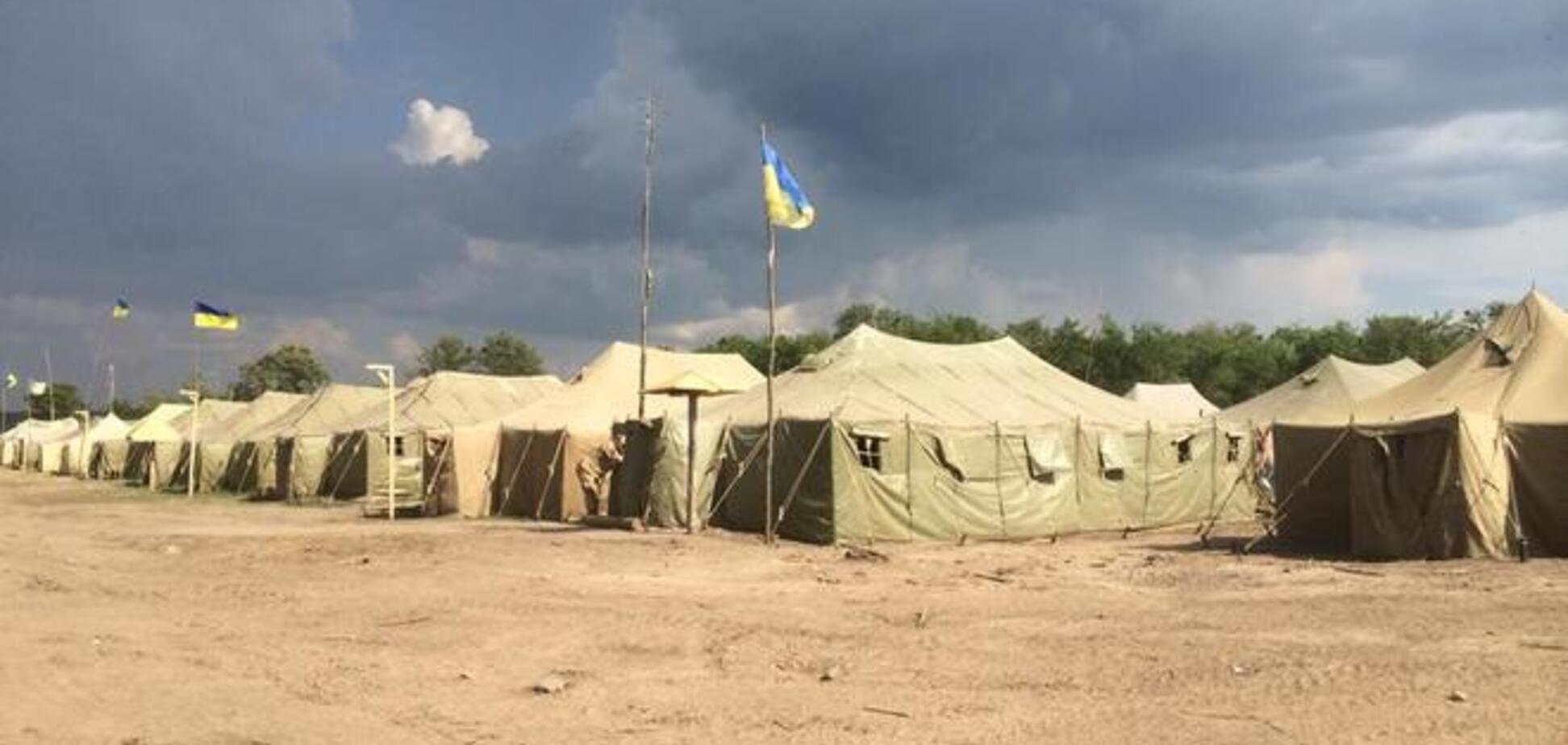 Українські резервісти живуть у спартанських умовах. Фотофакт
