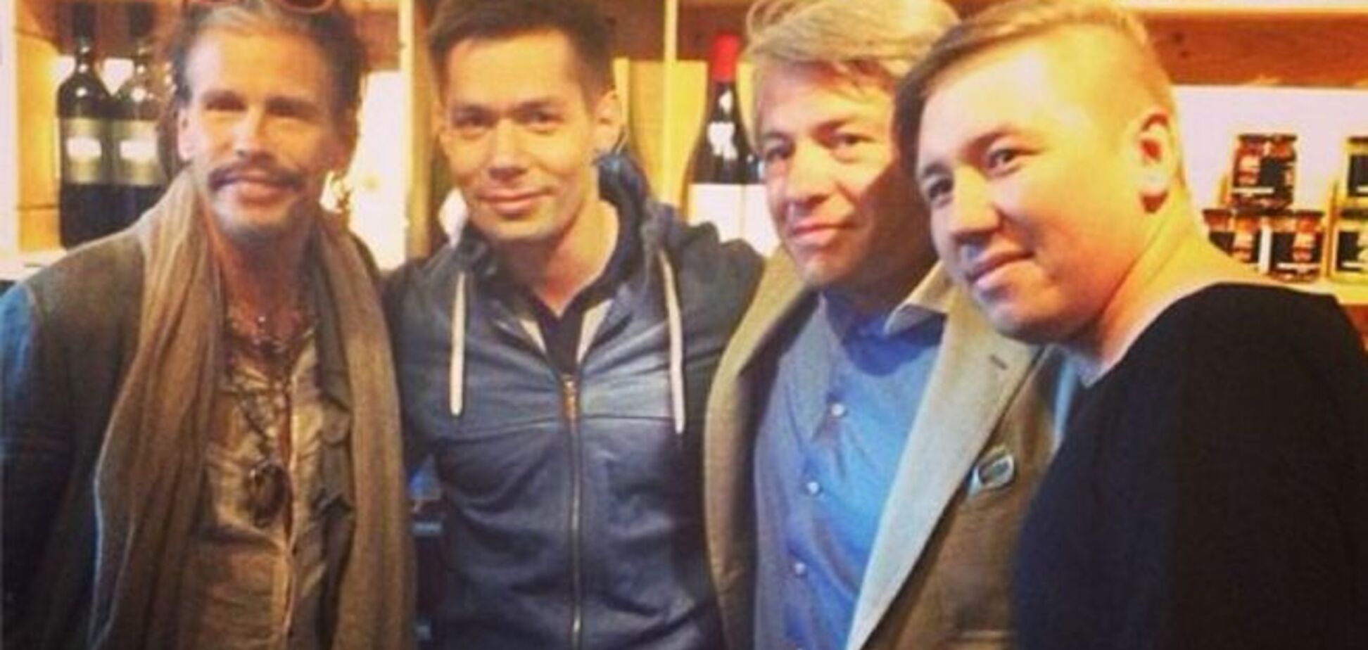Фронтмэн Aerosmith поужинал с Сергеем Шнуровым и Стасом Пьехой