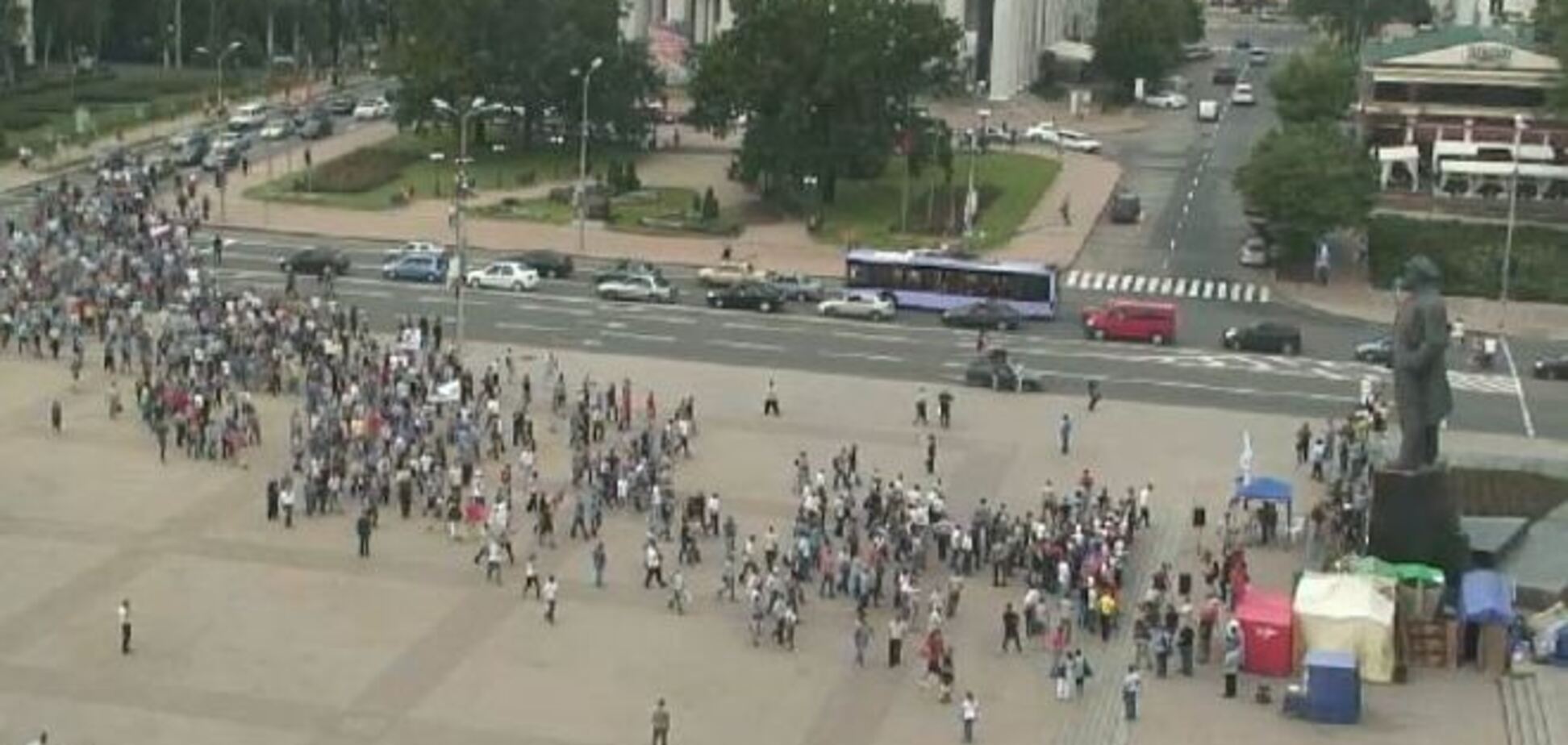 Протестуючі проти АТО шахтарі - 'афганці' і водії тролейбусів - ЗМІ