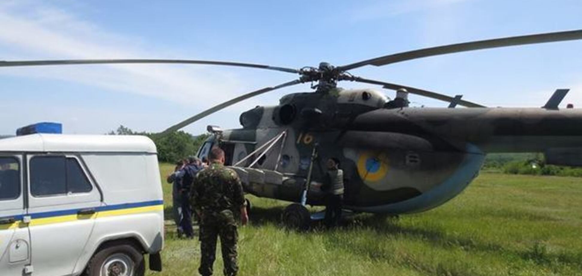 За інформацією Селезньова, у збитому під Слов'янськом вертольоті перебувало 10 осіб