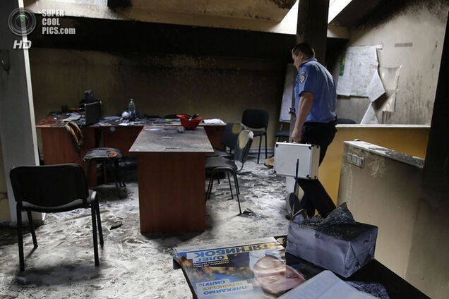 Неизвестные сожгли одесский штаб 'Свободы'