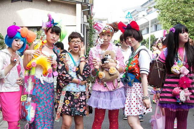 Безумная японская мода Харадзюку