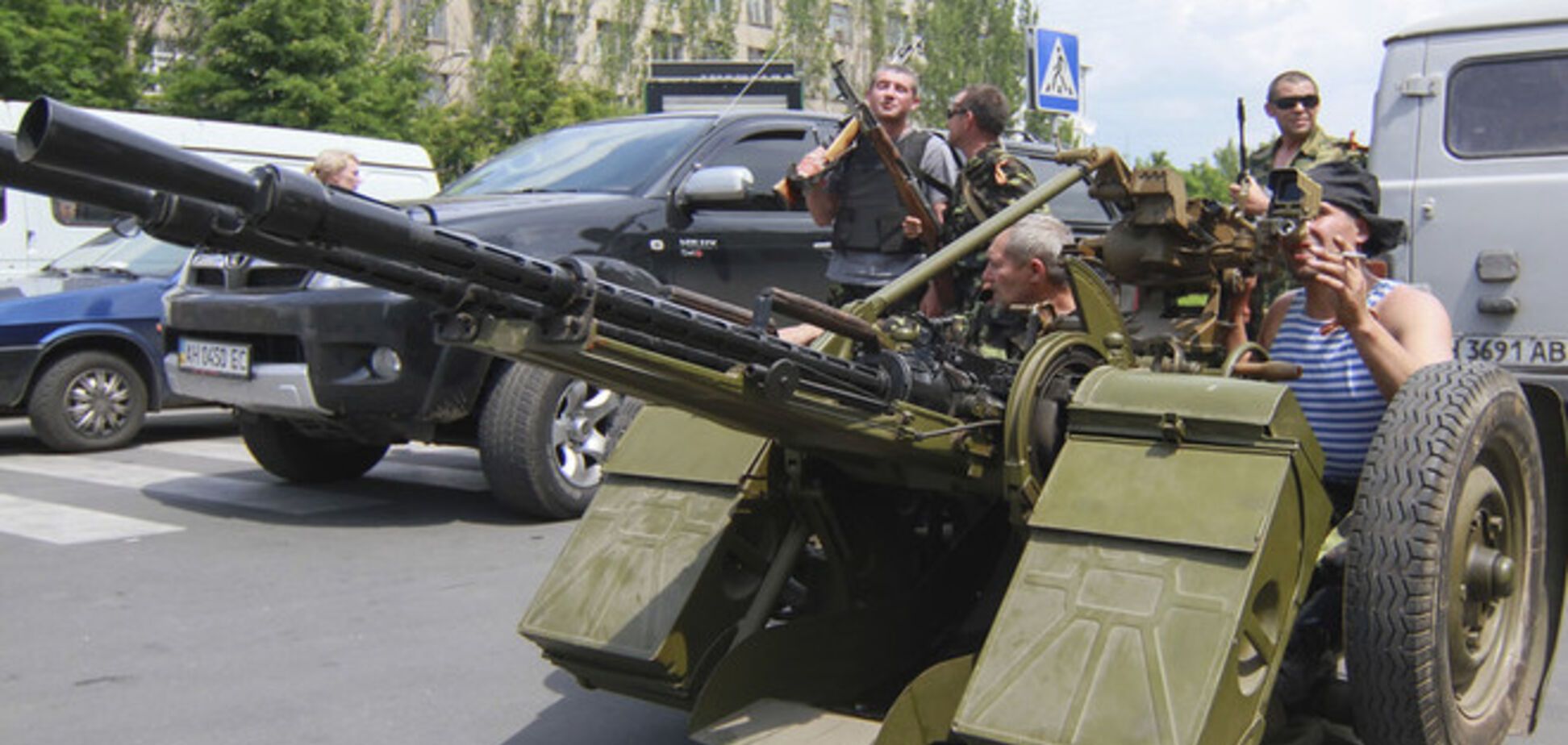 Терористи обстрілюють житлові квартали Слов'янська з артилерійської установки 'Нона'