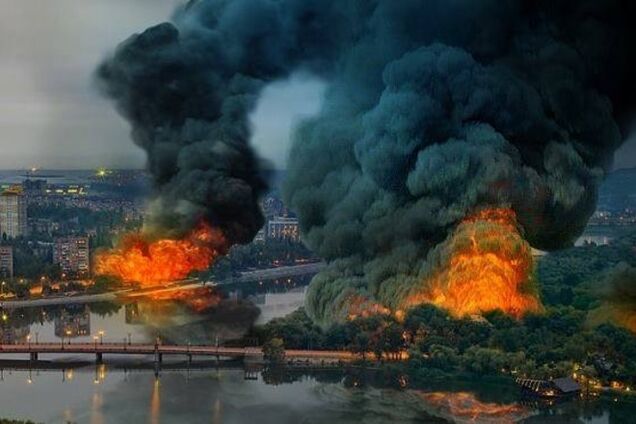 Российские СМИ 'дорисовывают' взрывы на фотографиях из Донбасса