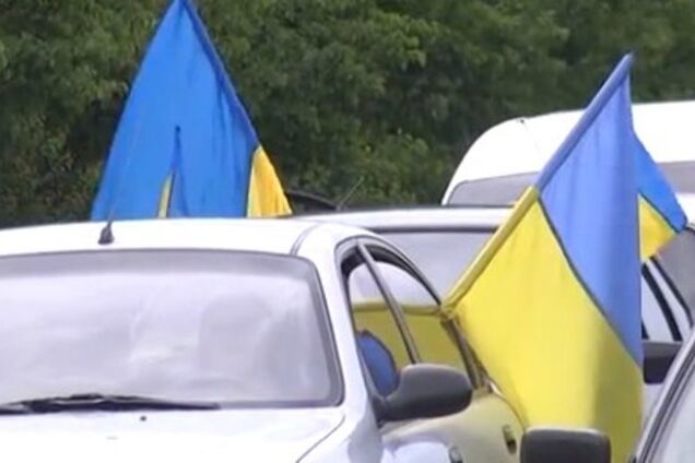 На Луганщині сім районів мітингували за єдність України