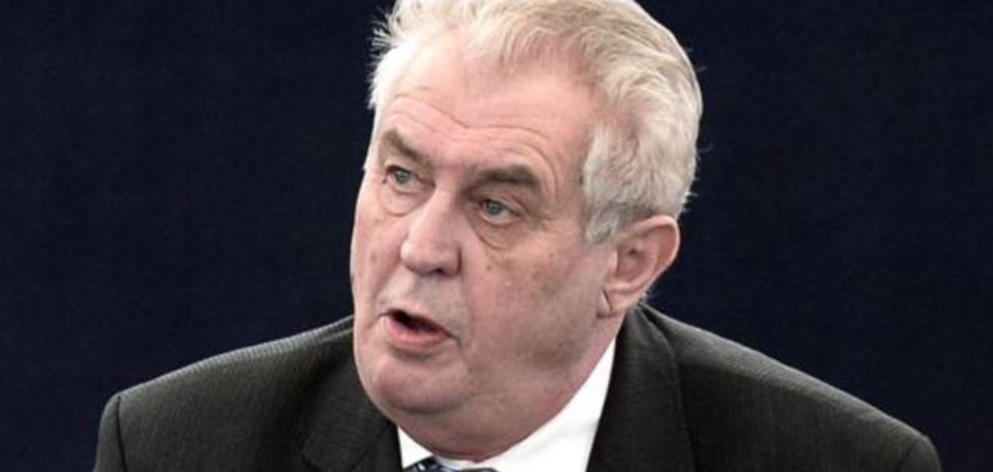 Президент Чехии считает, что Украина близка к гражданской войне