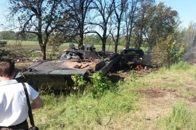 Жители Волновахи попросили прощения у семей погибших военных