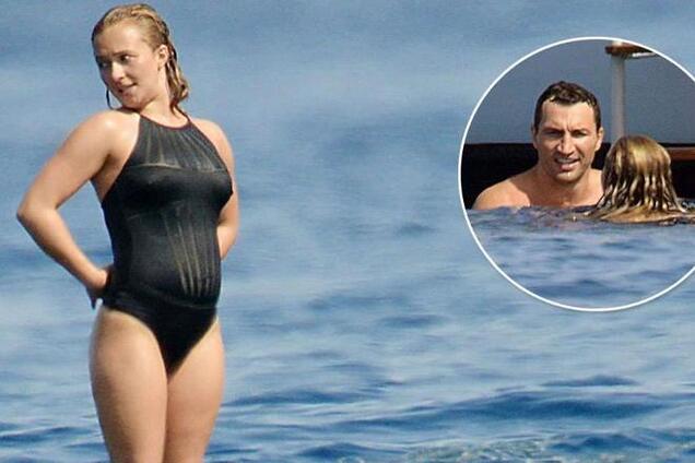 Папарацци сняли Кличко с беременной невестой