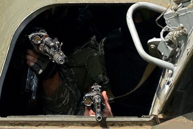 Кремлевские СМИ наврали, что бойцы Нацгвардии обстреляли автобус с гуманитаркой для Славянска