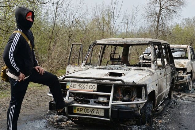 Из-за нехватки бензина местные жители не могут покинуть Славянск