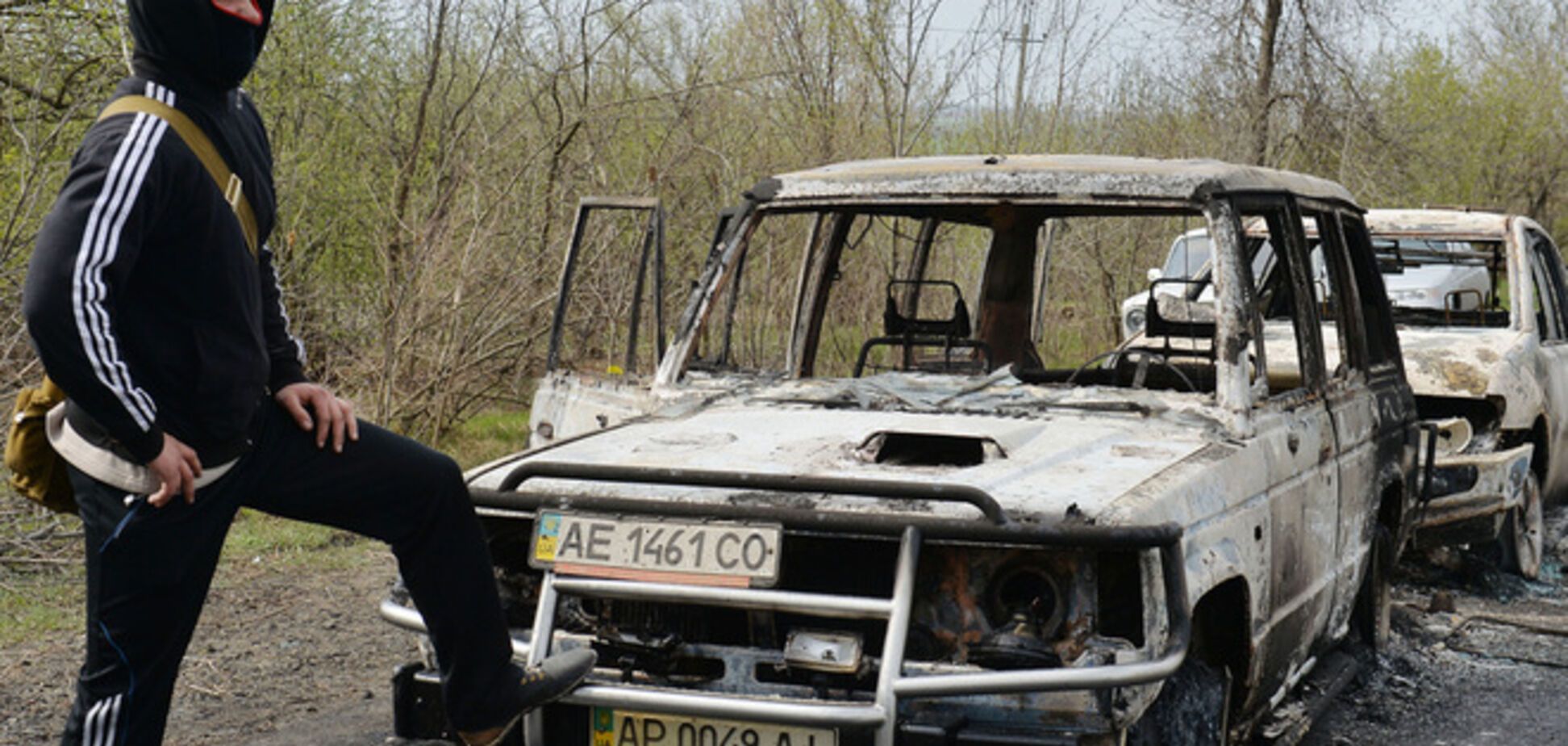Из-за нехватки бензина местные жители не могут покинуть Славянск