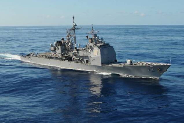 Черное море покинул крейсер США Vella Gulf