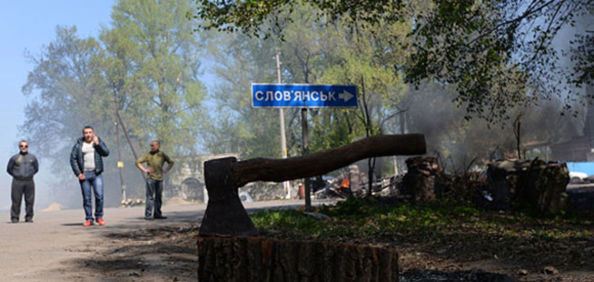 Террористы обстреляли блокпост на перекрестке под Славянском - Селезнев