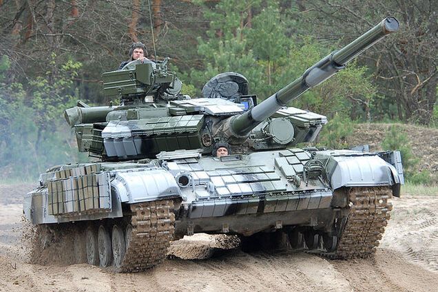 Террористы подбили танк Вооруженных сил Украины