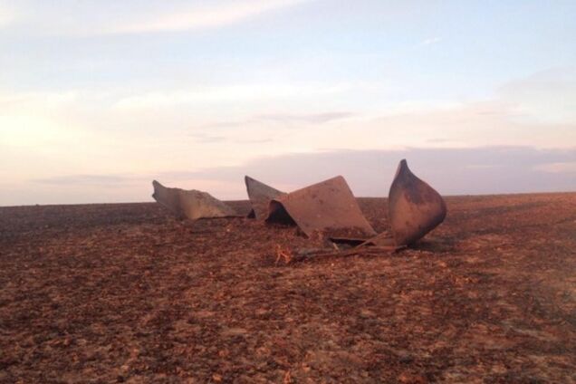 После взрыва газопровода на Полтавщине земля превратилась в стекло