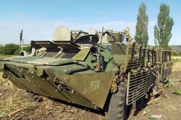 На Донеччині Нацгвардія захопила російський БТР, бойовики знищені і затримані