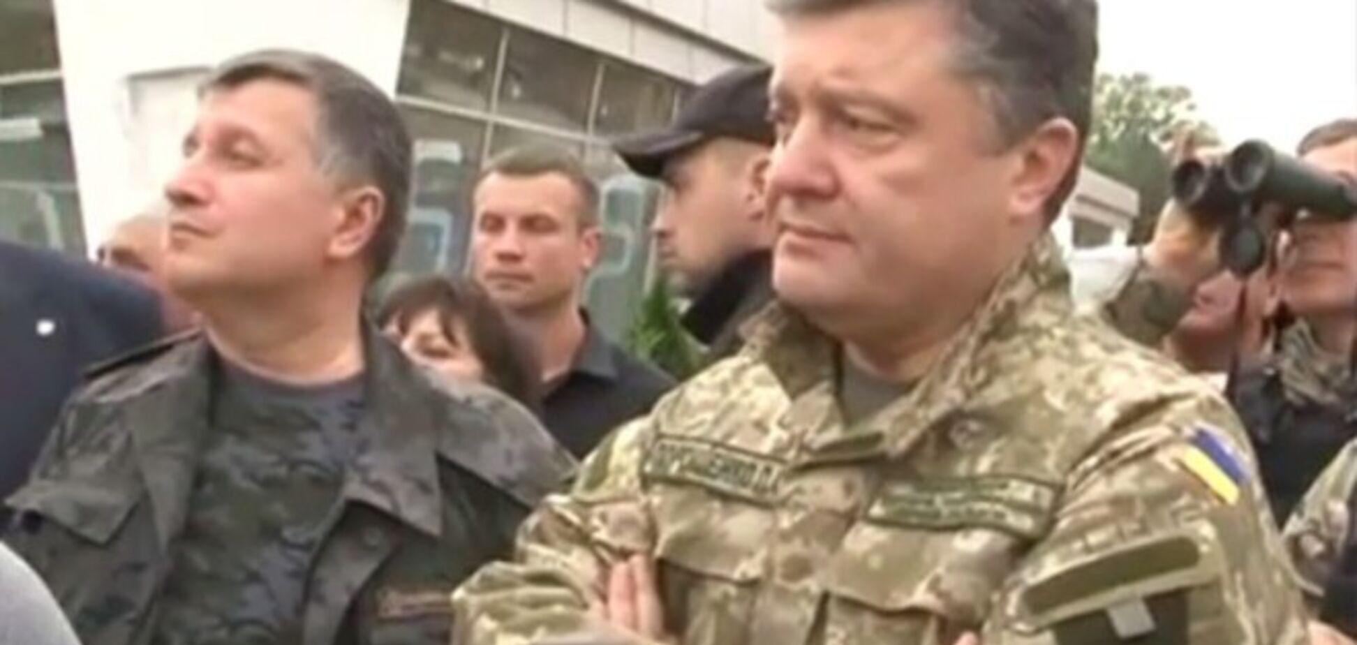 Порошенко пообщался с жителями Славянска: объявляю прекращение огня! Видеофакт