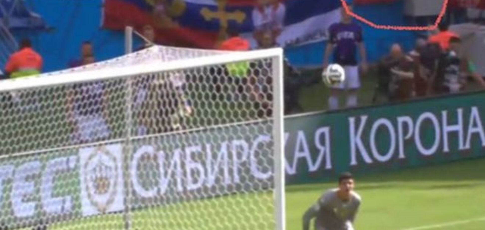 ЧМ-2014. Россияне поддержали террористов ДНР на матче против Бельгии