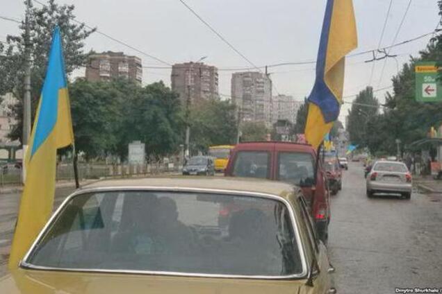 У Маріуполі вперше після звільнення пройшов пробіг Автомайдану