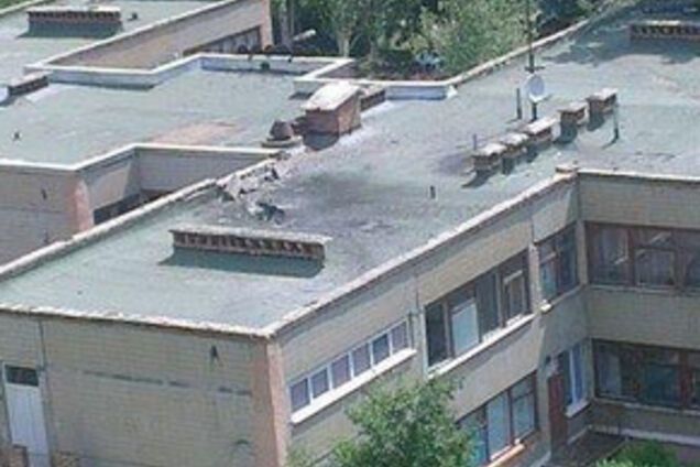 В Краматорске мина террористов попала в здание детского сада