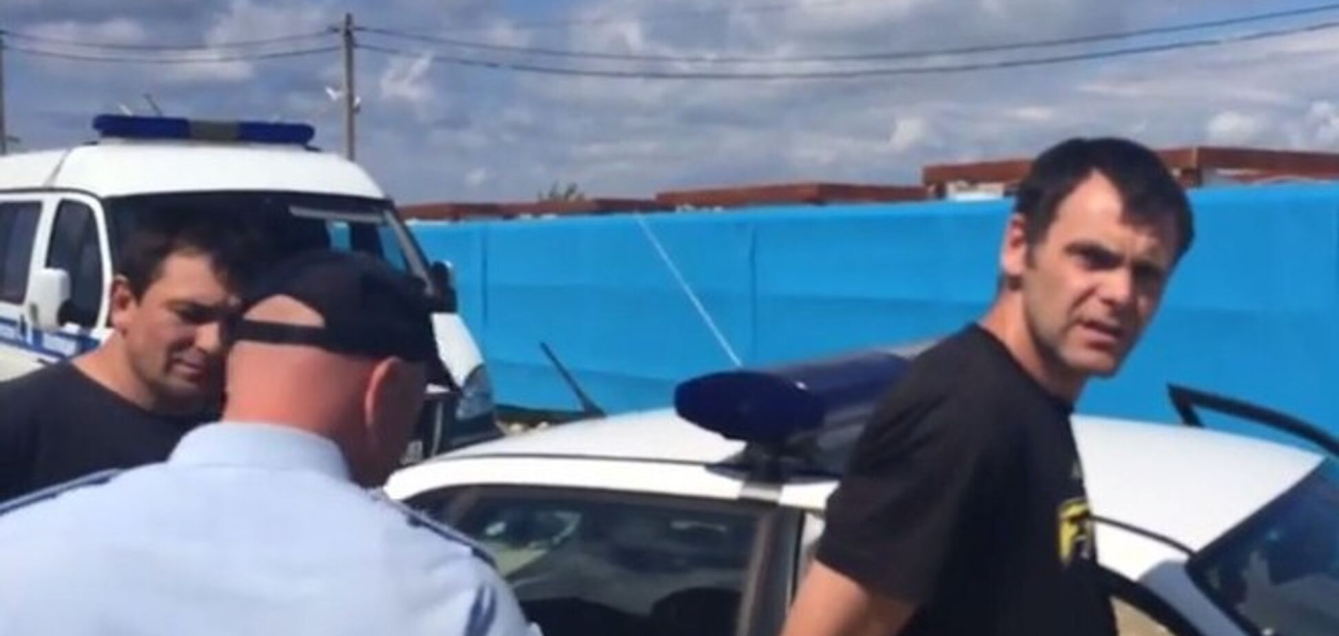 В оккупированном Крыму пьяные полицейские устроили гонки. Видеофакт