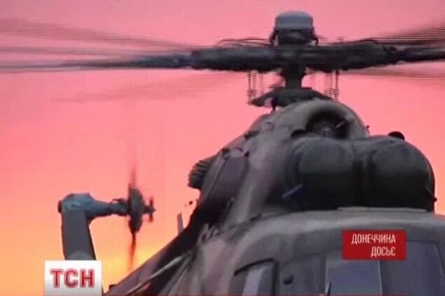 На месте падения вертолета под Славянском нашли самописец