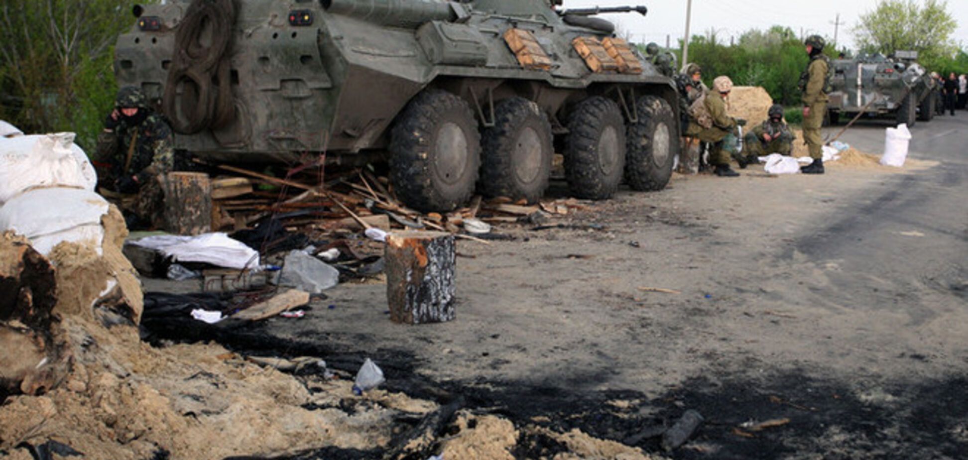 Террористы уничтожили блокпост силовиков под Краматорском: есть погибшие и раненые