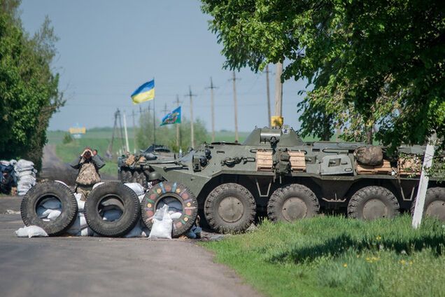 Силы АТО вернули под контроль блокпост близ Славянска