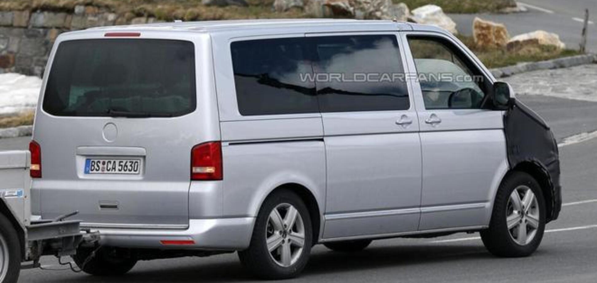 Фольксваген тестирует новый микроавтобус Т6