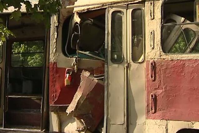 В Харькове столкнулись два трамвая: 12 пострадавших