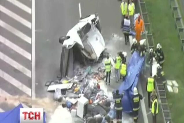 В автобусе, который разбился в Польше, ехали жители Прикарпатья - СМИ