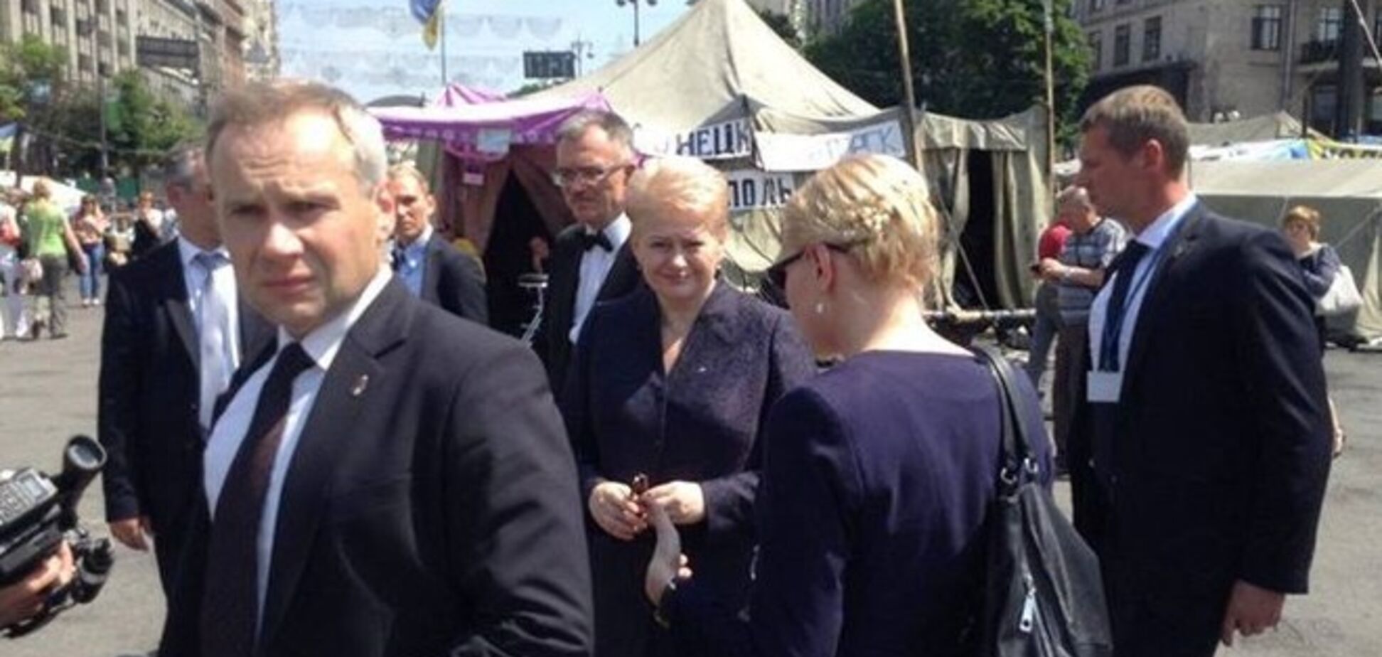 Глава Литви побажала Порошенку успіху і закликала боротися з корупцією