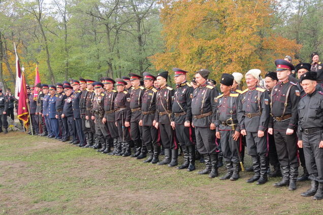 На Запорожье избили пророссийских 'казаков'