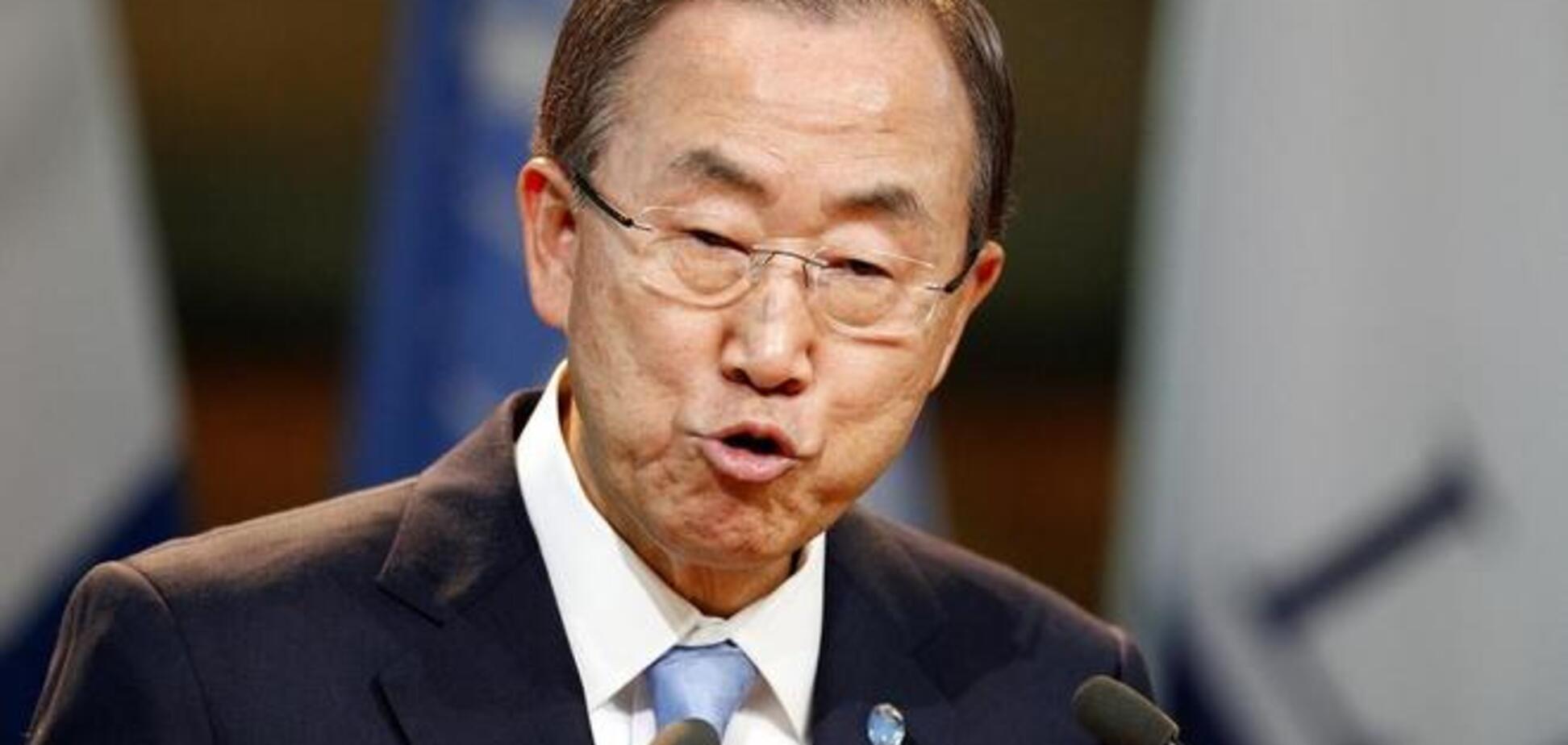 Генсек ООН опасается усугубления ситуации на востоке Украины после возобновления АТО