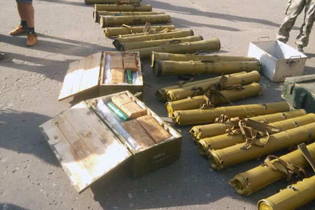 В Славянске обнаружили склад с российскими боеприпасами