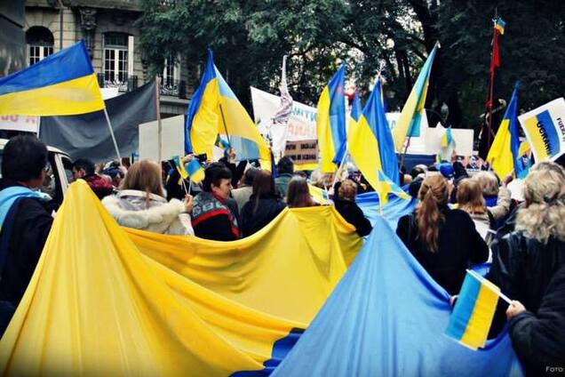 В Аргентине протестовали против агрессии Путина в Украине