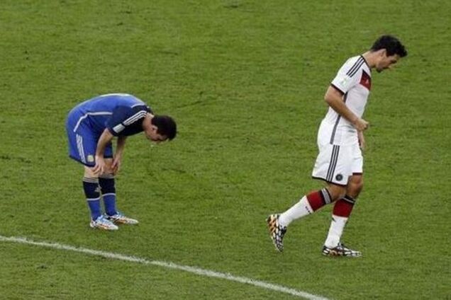 ЧМ-2014. Месси стошнило во время финала прямо на поле