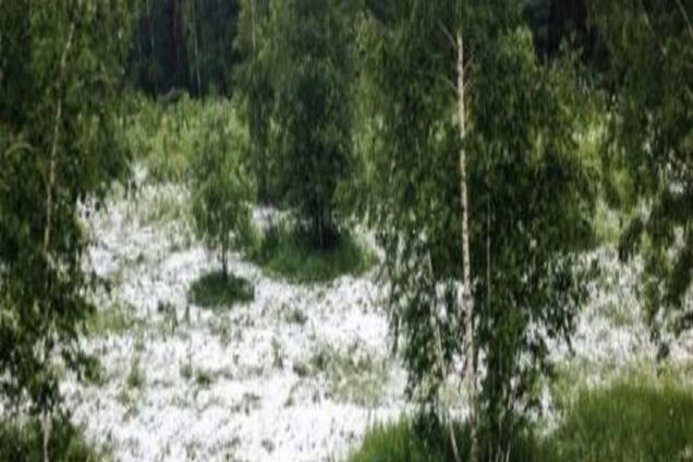 В Челябинской области летом выпал снег