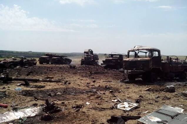 У мережі з'явилися фото знищеного терористами табору АТО під Зеленопіллі