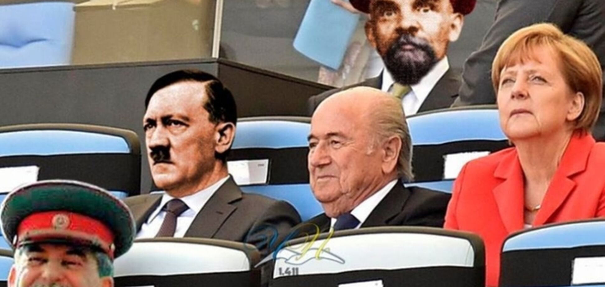 Украинцы высмеяли встречу Путина и Меркель в фотожабах