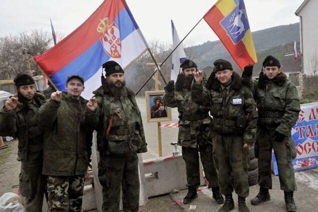 Террористы похвастались отрядом сербских 'четников' в своем составе