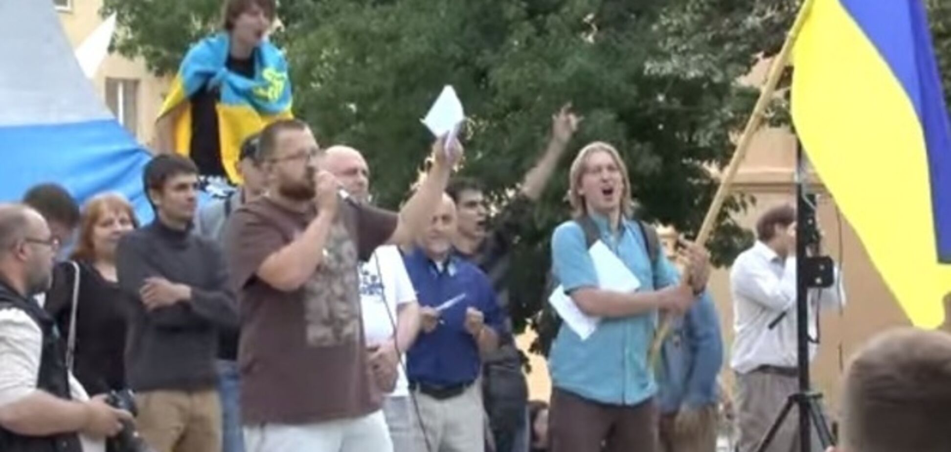 За кричалку 'Путин-х**ло' харьковскому активисту присудили штраф